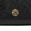 Used 11679 Trifold Wallet 288648 7942 RFID IC Chip Gold Compact Wallet Logo Clip Black Unisex from Japan AUTHENTIC