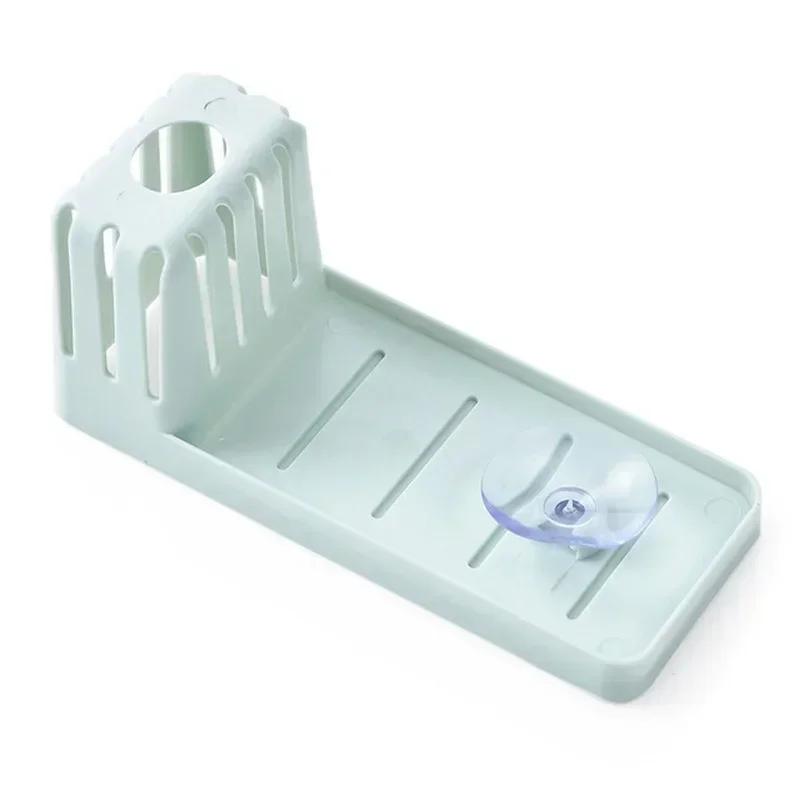 1 Pcs New Kitchen Storage Rack Household Sink Scouring Pad Storage Drainage Sorting Racks Tableware Miscellaneous Storages Box