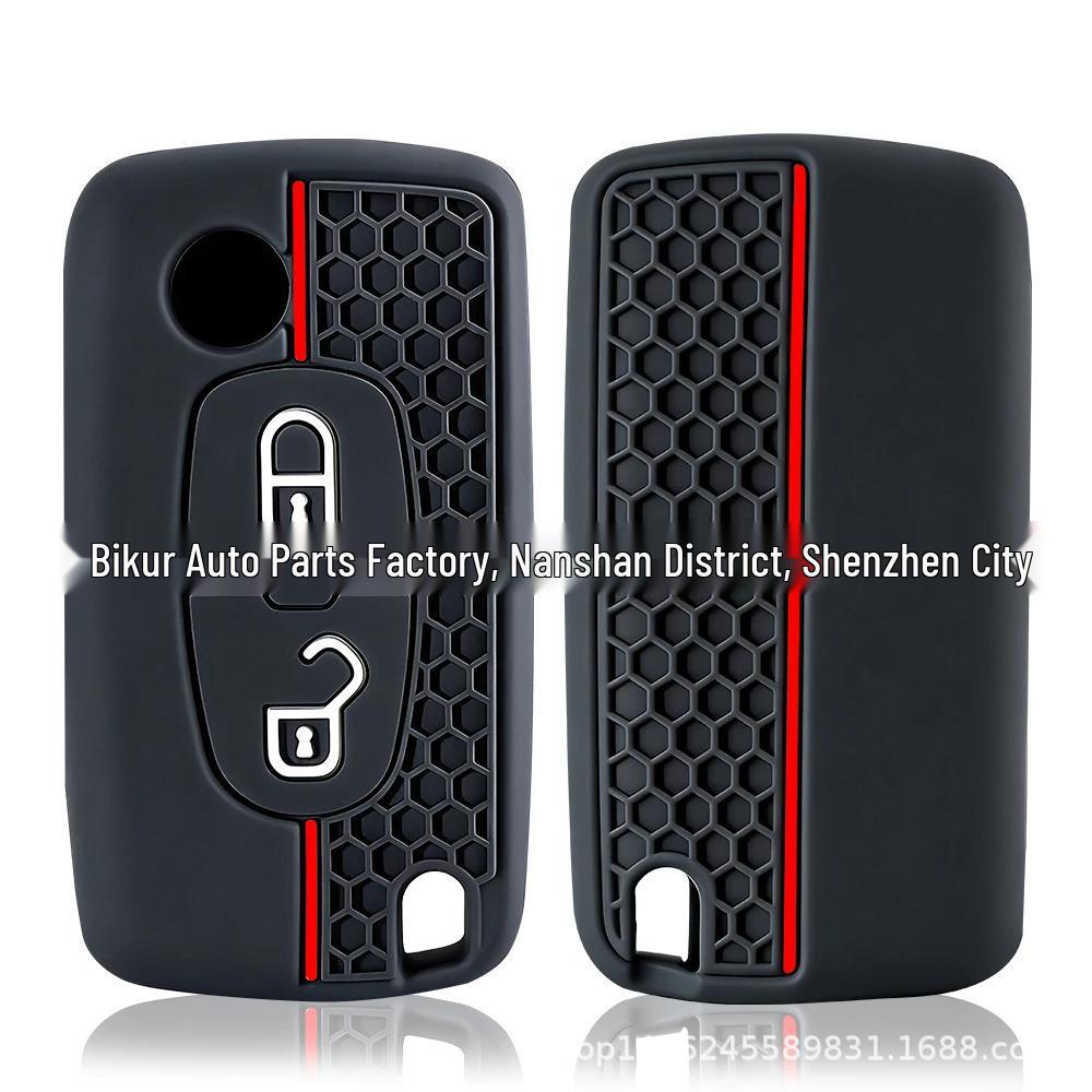 Peugeot Citroen Silicone Car Key Cover for 308/307/Xsara Picasso