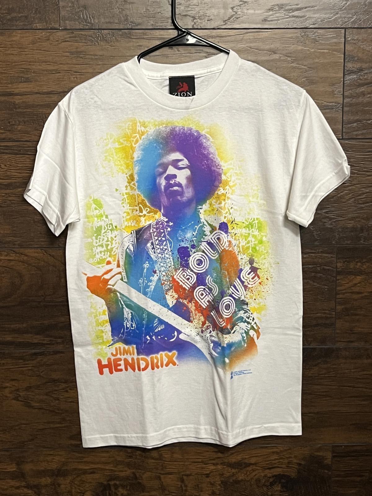 Jimi Hendrix T-shirt Bold As Love Zion Rootswear - S S