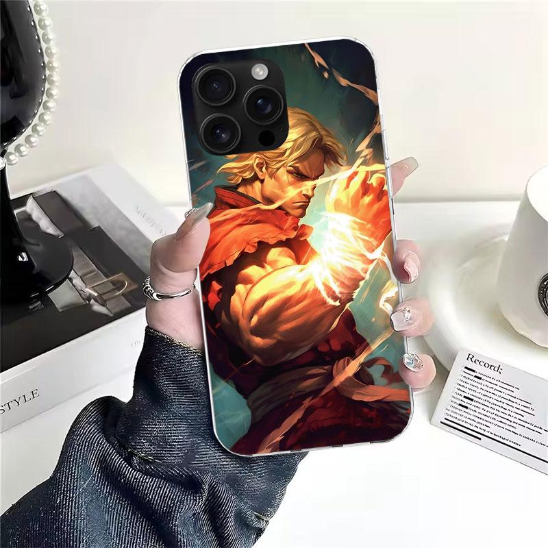 

Game S-Street F-FighterS Soft Phone Case For IPhone 11 17 Air 16E 16 Pro Max 15 + 14 Plus 13 Mini 12 Apple 7 SE 8 Fundas Coque 1 iPhone 16 Pro