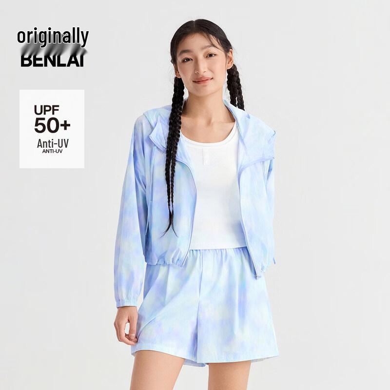 Benlai Women s Printed Hooded Sun Protection Jacket L