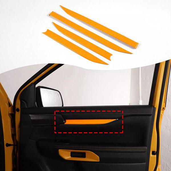 Set of 4 Interior Door Trim Strips for 2023-2024 Ford Ranger