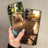 Case for Samsung Galaxy A06 A01 A02 A03 A50 A70 A05 A04 A30 A40 A10 A20 Note 20 Ultra 9 10 Soft Back Phone Cover Cute Capybara