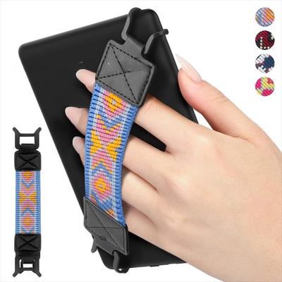 PU-Leder 6-8" eReader Sichere Handschlaufe Vielseitiger Anti-Drop Tablet Fingergriffhalter Anti-Rutsch für Kindle/Kobo/Voyaga/Lenovo