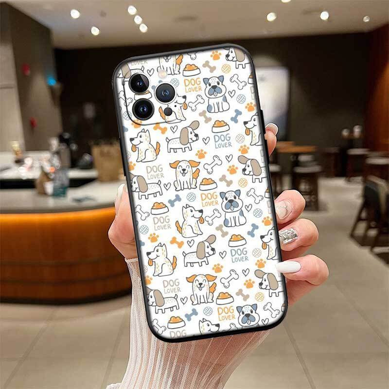 Cartoon Cute DOG Phone Case for Motorola Edge 60 60s 70 G86 G56 G54 E14 G04S G45 G54 G64 X30 X40 X50 S30 S50 Pro Power Tylus