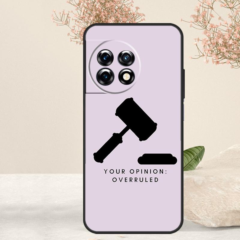 Lawyer Judge Pattern Art Case For OnePlus Nord CE 4 3 2 Lite 2T N10 N20 N30 OnePlus 12 11 9 10 Pro 8T 10T 12R Cover