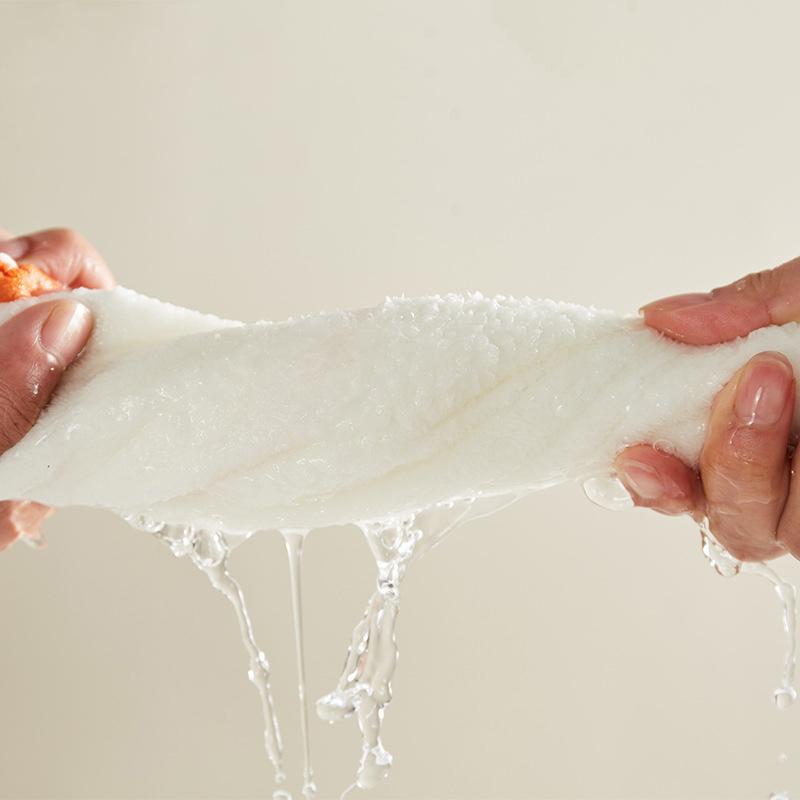 Cartoon Goose Hand Towel Kitchen Bathroom and Toilet Hanging Hand Towel Super Absorbent and Quick Drying