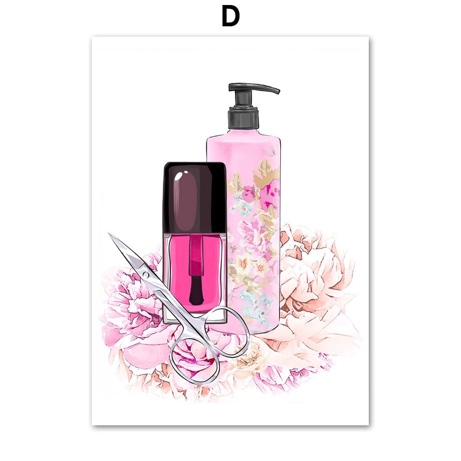 Nagel Salon Studio Galerie Nordic Poster Luxus Lange Nagel Wand Kunstdruck Leinwand Malerei Schönheit Decor Bilder Für Wohnzimmer