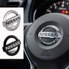 BQZTMO1 For ABS Car Steering Wheel Sticker Emblem Modified Badge Decoration GTR Juke Versa Almera Xterra Qashqai X-Trail Tiida