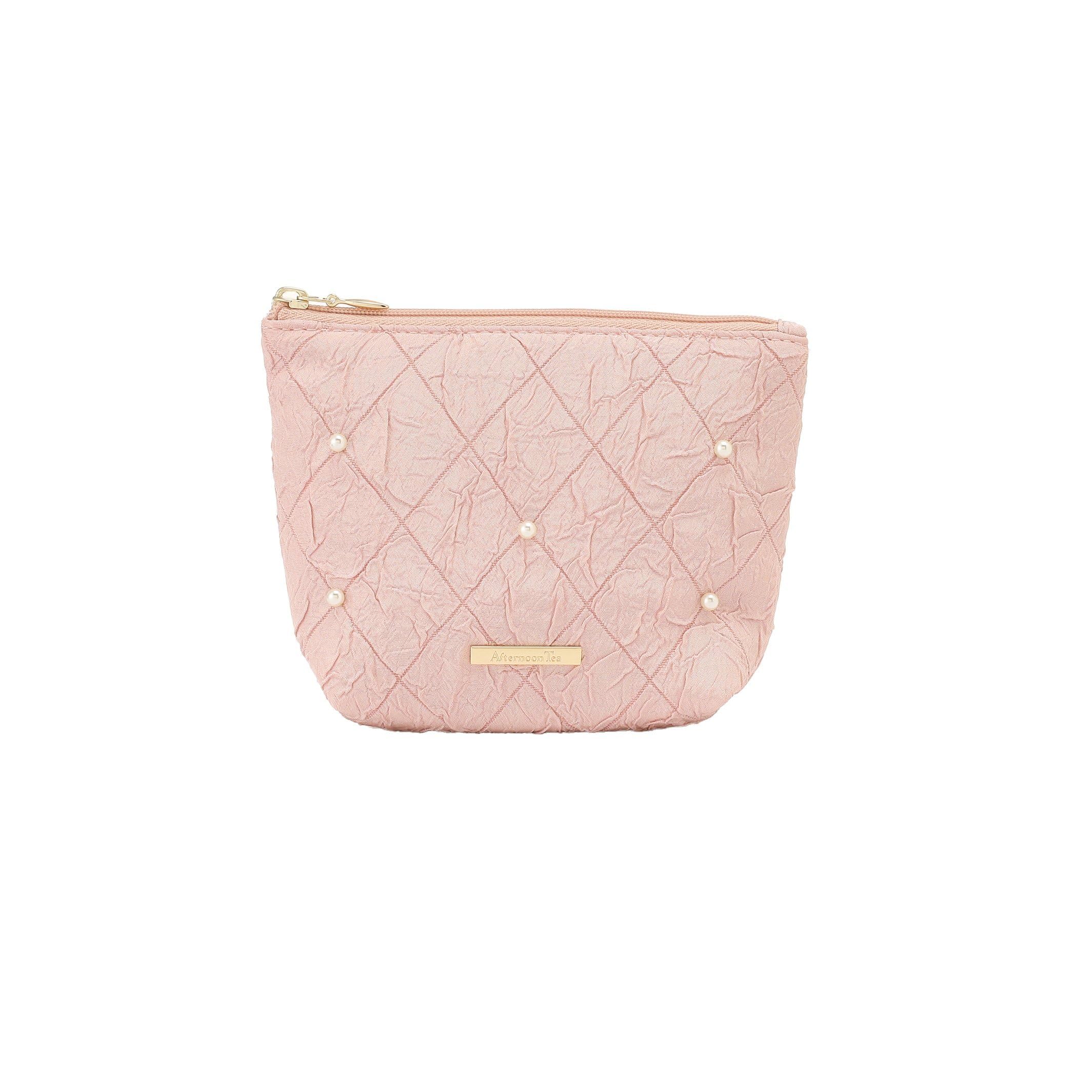 

Afternoon Tea Living JR06 Pearl Dot Boat-Shaped Tissue Pouch, Pink