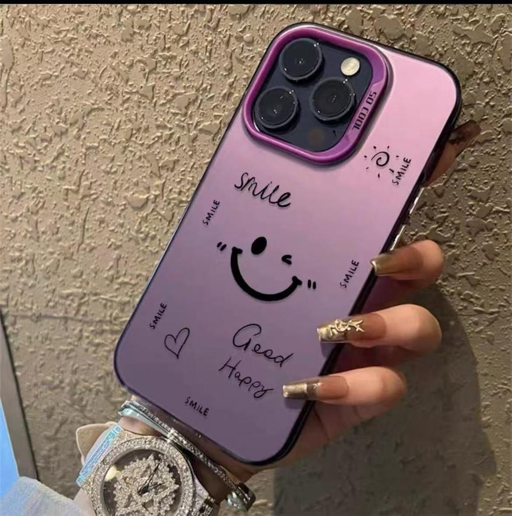 The New Fashionable Smiley Face Is Suitable for Iphone17 Mobile Phone Case Apple 15promax/14 Anti-drop 13pro16 Trend