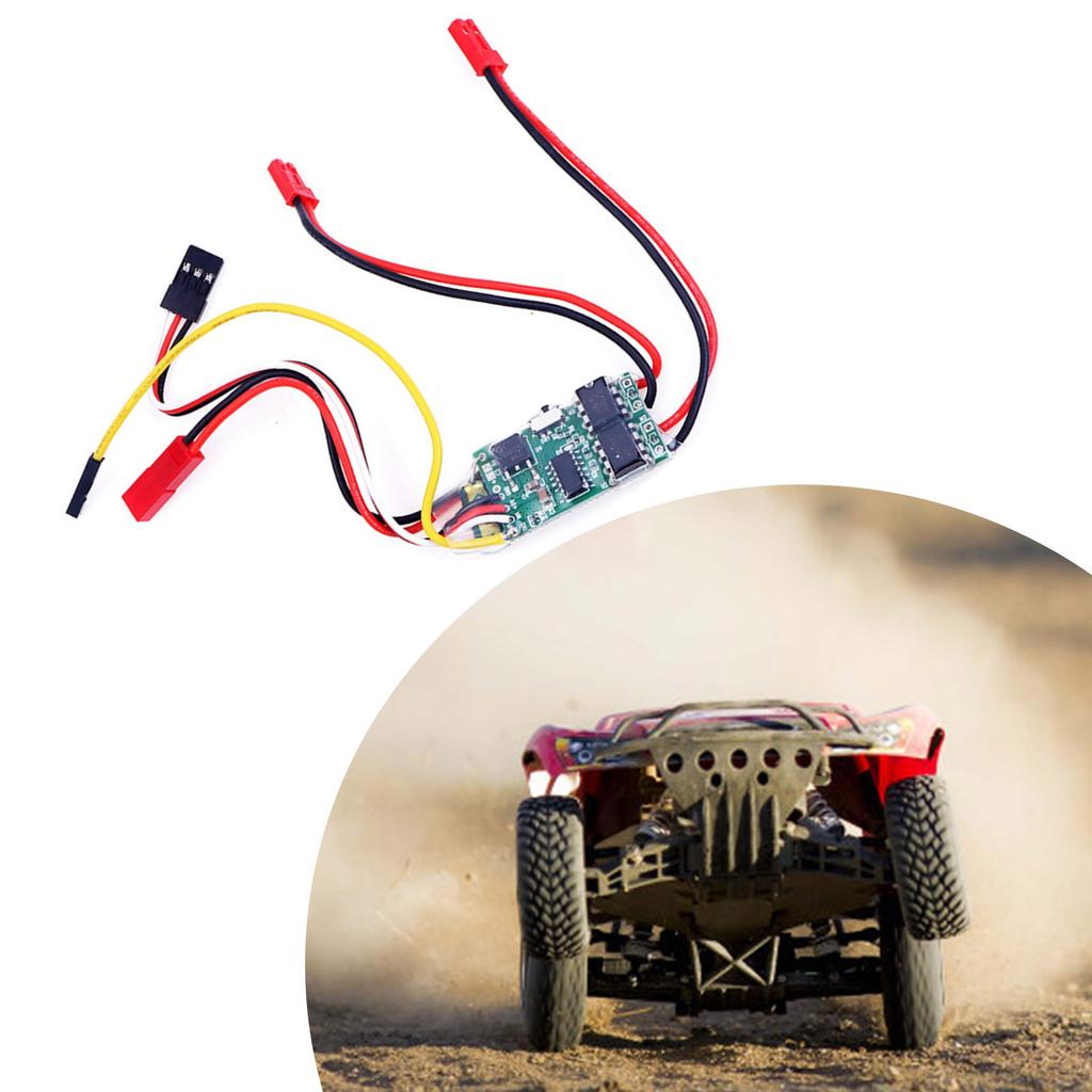 Remote Control Sensorless Brushed Esc for Programming Motor Brushed Esc Car with Double Channel Bidirectional