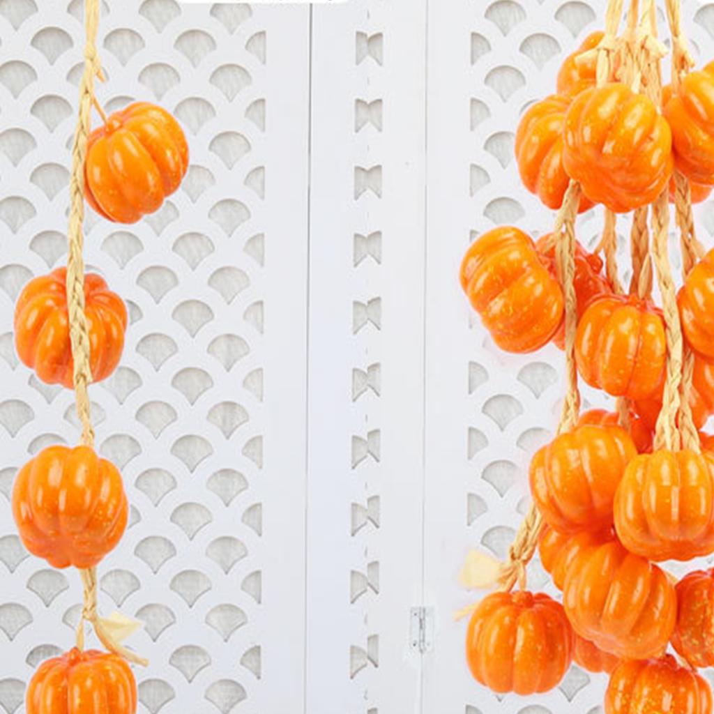 1Set Artificial Hanging String Simulation Lifelike Vegetable Fruit Garland Vine for Home Kitchen Farm Party Wall Decor