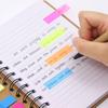 Creative Arrow Shaped Page Marker Colorful Index Tabs Fluorescent Sticky Notes Writable Labels 20 Sheets Pad  for Home