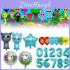Sprunki Balloons For Birthday Party Decor With Cartoon Shapes For Kids Events