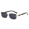 Lot de 3 Lunettes de Soleil Rétro en Métal pour Hommes Femmes Tendance Mode Lunettes d'Été Décontractées Fête de Rue