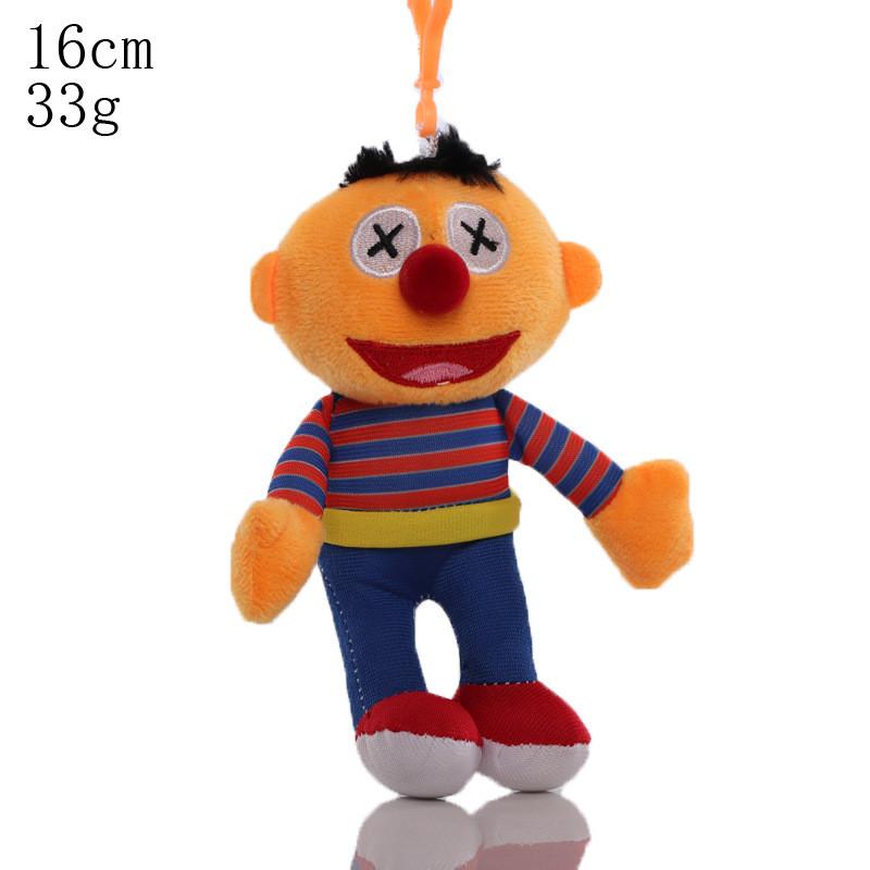 Sesame Street Elmo Ernie Bert Big Bird Cartoon Character Plush Toy And Pendant For Collectors And Kids