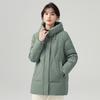 SNOWFLYING Short Hooded Down Jacket