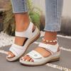 Fashion 2025 New Fashion Wedge Sandals for Women Summer Thick Sole Non Slip Beach Shoes Woman Lightweight Platform Sandals
