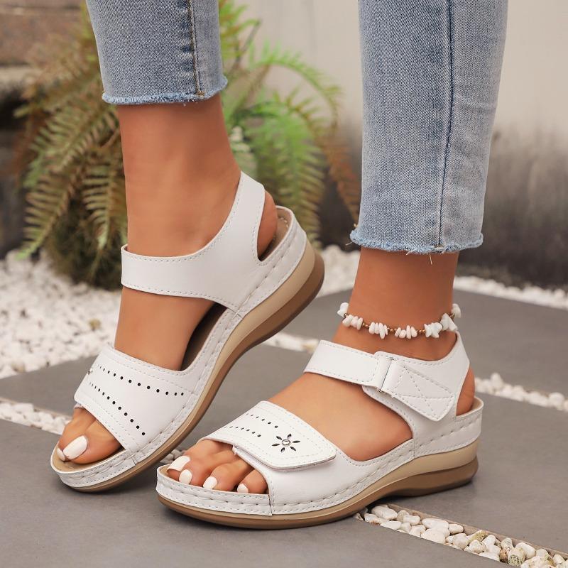 Fashion 2025 New Fashion Wedge Sandals for Women Summer Thick Sole Non Slip Beach Shoes Woman Lightweight Platform Sandals