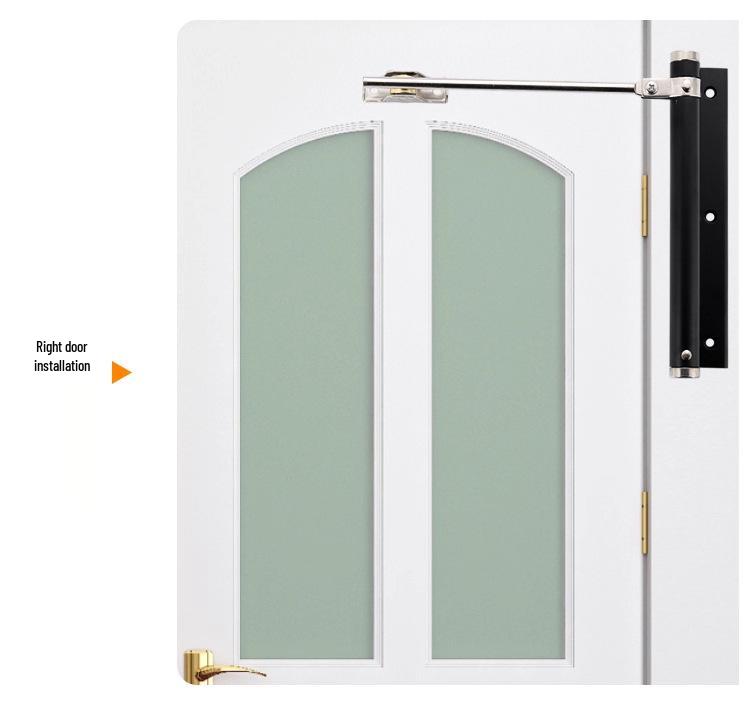 Automatic Door Closer: Anti-Collision Buffer for Wooden, Push-Pull, and Sliding Doors