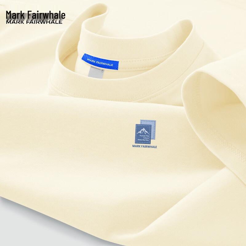 Mark Fairwhale חולצת טי קצרה מכותנה רטרו אמריקאית לגברים