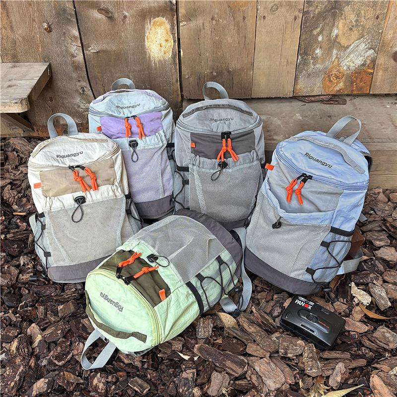 2025 New Japanese Versatile Casual Backpack Large Capacity Lightweight Backpack Outdoor Hiking Hiking Bag Travel Bag