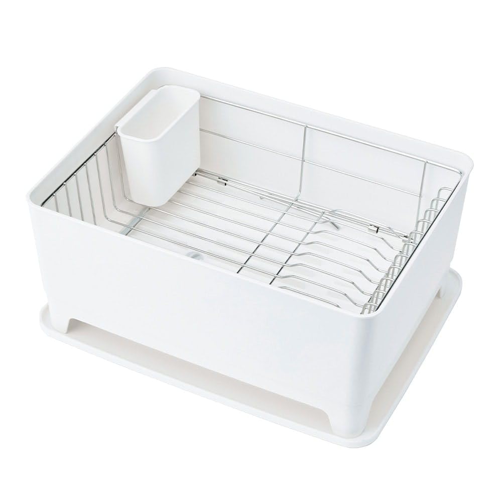 

CAINZ Combined Dish Drainer Set 12L Width 30cm Depth 40cm Height 18cm Case Basket Tray Kitchen Dish Drainer Basket Dish Drainer Rack Kitchen Supplies