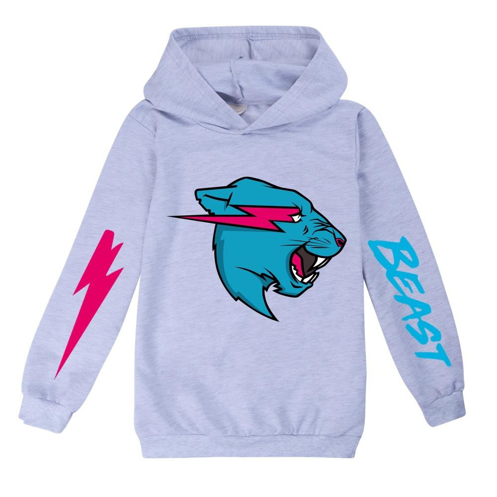 Mr Beast Cartoon Kinder Mädchen Jungen Hoodie T-Shirt Tops Kleidung