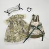 30cm BJD Doll Outfit Set: Ghost Mom Dress & Pants for 1/6 Scale Dolls