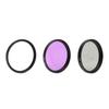 3pcsset Multi Coated Lens Filter Kit UV CPL FLD Lens Filter Set for Digital Camera
