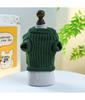 1PC Pet Wear Dog Spring, Autumn, and Winter Warm 3D Green Cute Dinosaur Knit Pullover Sweater For Small Medium Dogs