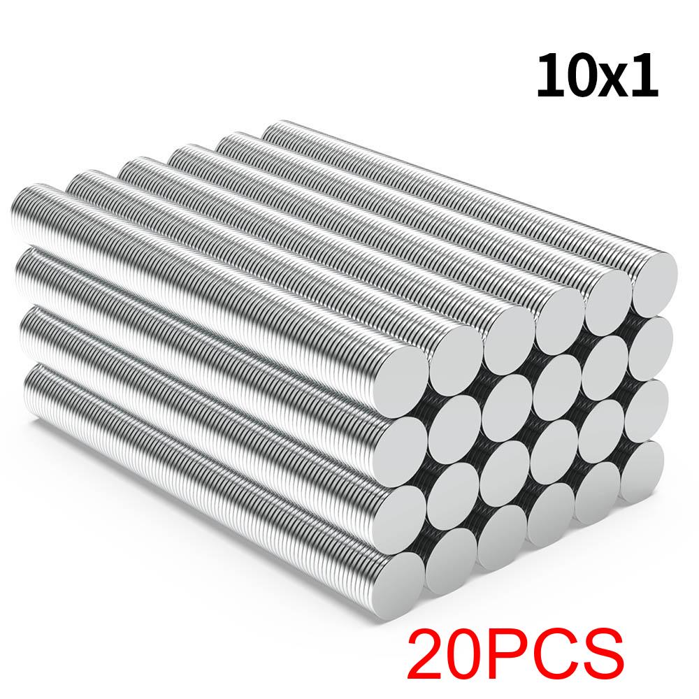 Super Strong Neodymium Magnet N35 NdfeB Permanent Magnetic imanes Round Powerful Magnets Refrigerator 10x1 10x2 10x3 10x5mm