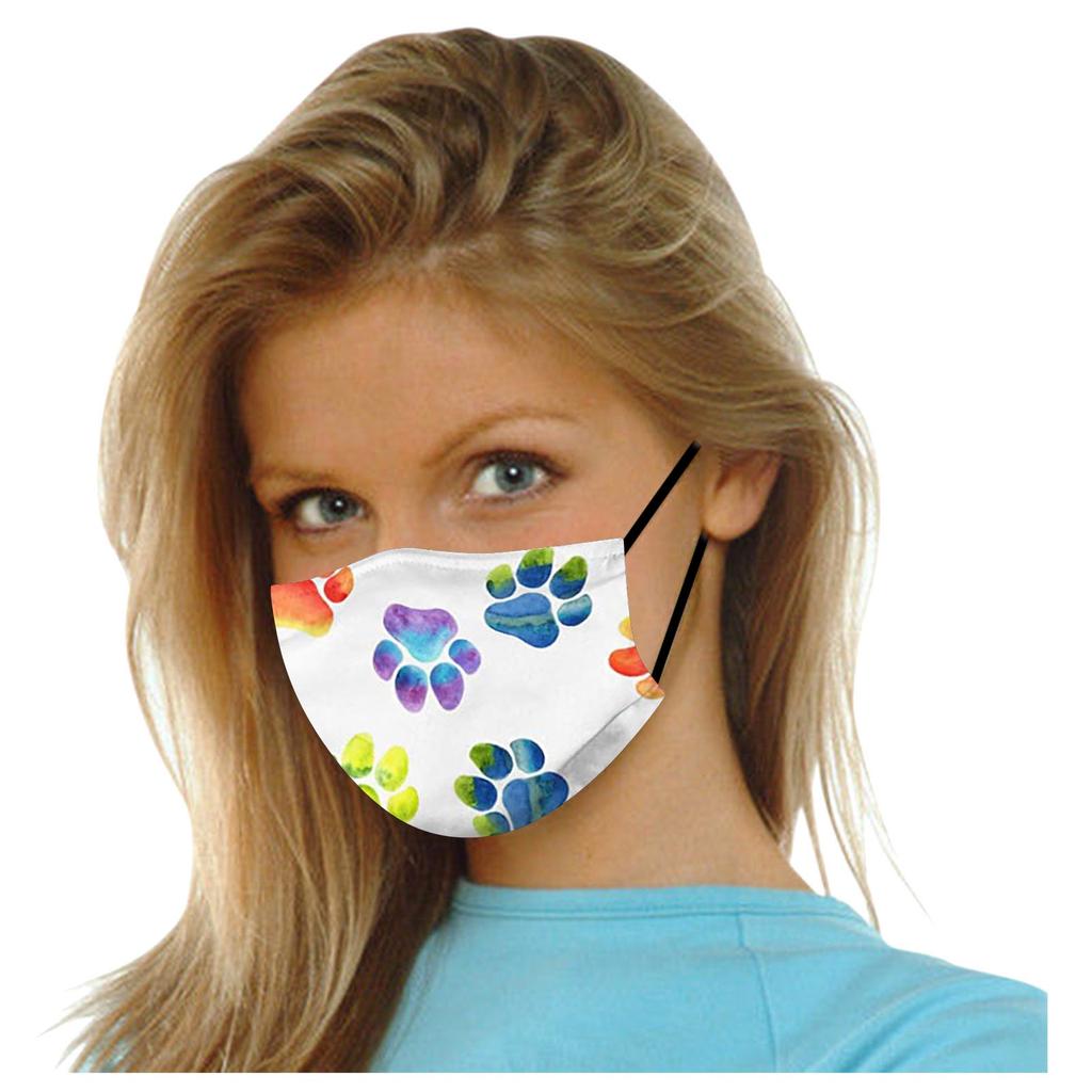 Dog PrintAdult Mask Washable Reusable Pollution Cover Face