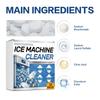 12-24 Piezas Limpiador Descalcificador para Máquina de Hielo Pastillas Efervescentes de Limpieza Para Descalcificar Desodorizar Prolongar la Vida Útil de la Máquina de Hielo