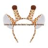 Halloween Animal Headband: Giraffe & Deer Antlers Costume Prop Hair Clip