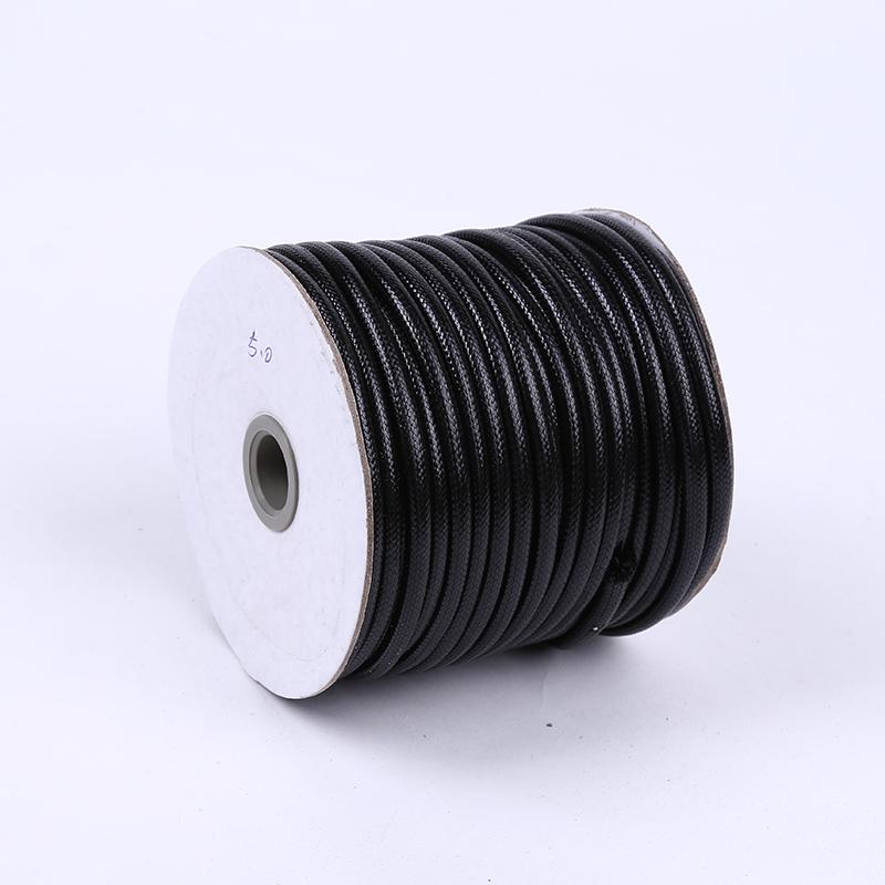 1mm Waxed Polyester Cord Beading String Waxed Polyester Rope for Bracelet Necklace Jewelry Diy Craft Making Macrame Supplies чёрный