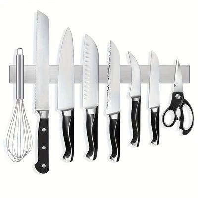 Professional Magnetic Strip Stainless Steel Magnetic Knife Holder Rack Kitchen Knife Shelf Bar 30 40 50 Cm Kitchen Accessories
