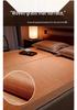 Master Xi 2025 Dual-Use Bamboo and Ice Silk Straw Mat for Summer and Winter