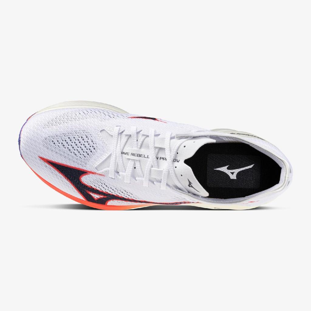 Running Shoes Wave Rebellion Pro Low White x Navy x Pink cm 2E [Mizuno] 24.5