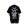Vans Asian Artist Collaboration American Letter Print Casual Pullover Short Sleeve T-Shirt Men T-Shirts Black VN000HA9BLK1