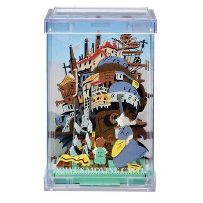 Ensky Howl's Moving Castle [Renewal] PTC-T07X Laundry Day Approx. H90 X W58 X D58mm Made of Paper, ABS, and PET