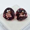 Stunning Natural Padparadscha Sapphire 18.20 Ct Pear Pair Certified Gemstone