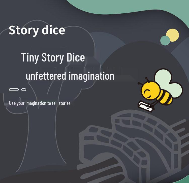 Storytelling Dice Game: Creative and Educational Interactive Board Game for Parent-Child Fun