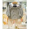 Korean Autumn Plaid Set for Toddler Boys