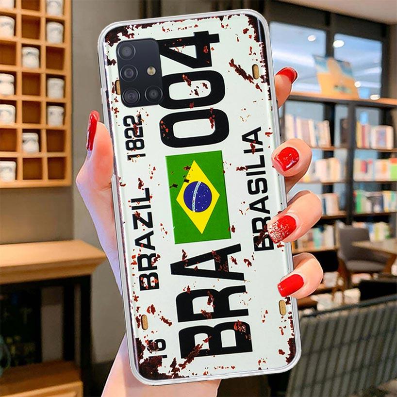 License New York Plate Number Cover Phone Case For Samsung Galaxy A12 A22 A32 A52 A72 A02S Phone Case Note 20 Ultra 10 S10 Plus