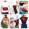 Heated Lumbar Support Belt Heating Pad for Back Pains Relief with Vibrating Massage Rechargeable Battery Comfortable Fit