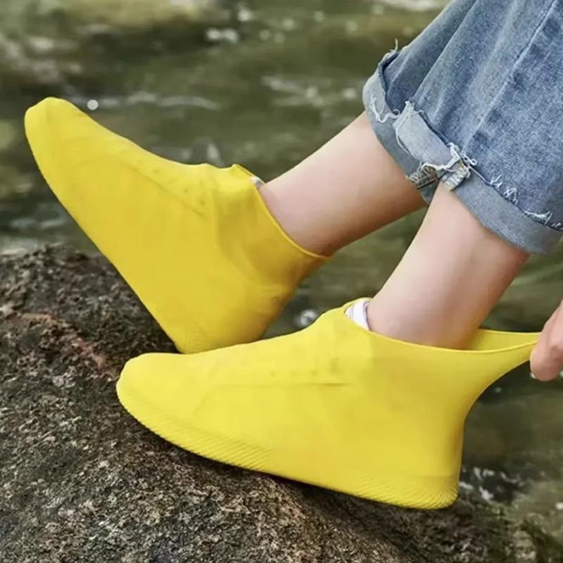 Latex Waterproof Silicone Shoe Covers – Mudproof, Sandproof, Rainproof Outdoor Travel Use