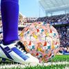 Christmas Celebration Äffle Und Pferdle Soccer Ball Size 5 Soccer Ball, Machine-stitched, Durable, Suitable for Training and Matches Fan Gift